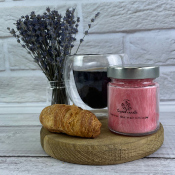 Crystal candle - свічки з пальмового воску червоного кольору