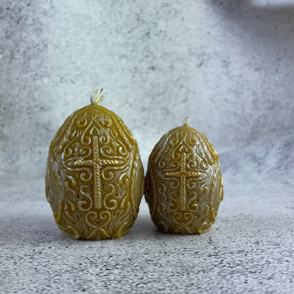 Воскова великодня свічка - Яйце ХВ (велике)
