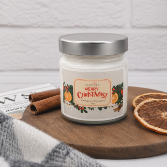 Ароматична свічка Merry Christmas - Orange and Cinnamone