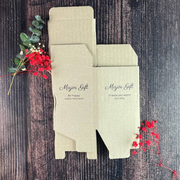 Коробка крафтова самозбірна Major Gift 90х90х120 мм